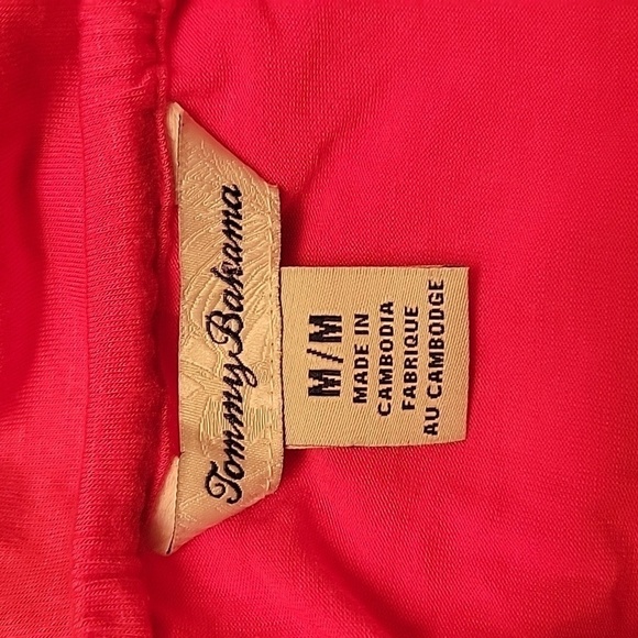 Tommy Bahama Fuscia Halter Top, Sealight Tassel Hem, Size M, EUC! - Picture 5 of 6